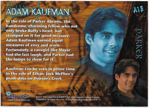 Buffy the Vampire Slayer Season 4 Master Set with Card Album Inkworks 2000 - Picture 21 of 24