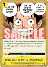 The One Who Is the Most Free Is the Pirate King!!! - OP13-116 - NM - OP13