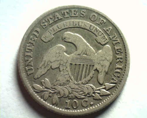 1833 BUSTO MONEDA DE DIEZ CENTAVOS VARIEDAD 5 MUY FINA+ EN ESTADO BASTANTE BUENA+ BONITAS MONEDAS BOBS MONEDAS ENVÍO RÁPIDO - Imagen 2 de 2