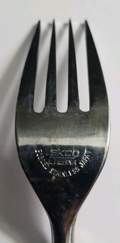 Vintage EKCO Eterna 28 Lot Flatware MCM Stainless Woodem Wood Handle Lot - Picture 3 of 3