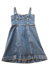 Reformation Nikki Bustier Denim Mini Dress sz 4