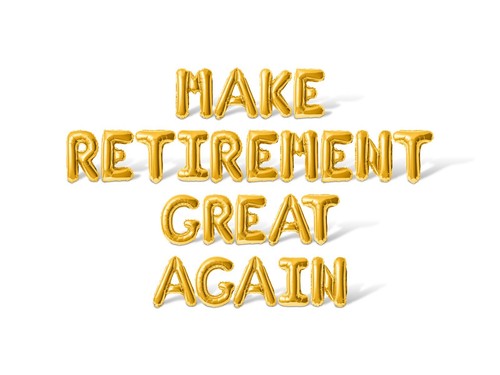 MAKE RETIREMENT GREAT AGAIN Letter Balloon Banner - Retirement Party Decorations - Picture 16 of 55