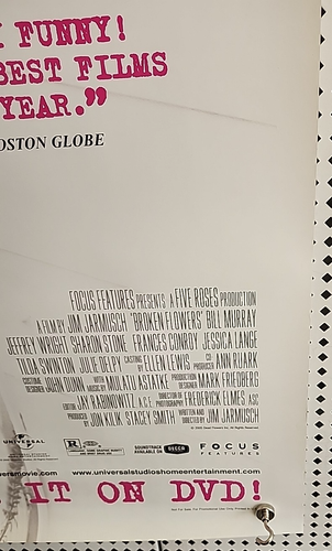 Broken Flowers Original Movie DVD Poster 27x40 Rolled - Picture 4 of 10