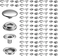120Pcs Stainless Steel Snap Button Kit,Marine Grade Boat Canvas Snap Kit 15 Mm F