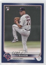 2022 Topps Update Royal Blue Cole Sands #US208 0ft3