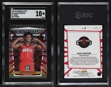 2023 Panini Donruss Optic My House Holo Prizm Amen Thompson SGC 10 GEM Rookie RC
