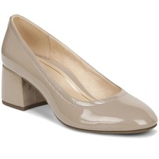 Vionic Carmel Pump Beige Block Heel Pumps size 8