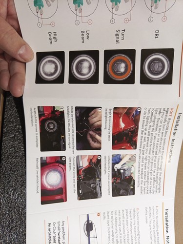 Faros LED redondos antideslumbrantes brillantes HWSTAR 7 pulgadas - ojo de dragón estrellado - Imagen 7 de 9