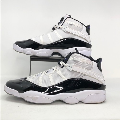 Nike Air Jordan 6 Anillos Dark Concord 322992-104 Zapatillas Hombre - Talla 13 Sin Caja - Imagen 3 de 15