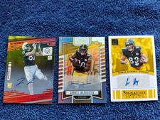 Steelers Heyward Freiermuth Washington Auto Autograph 3 Card Lot