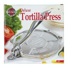 Norpro Cast Aluminum Deluxe Tortilla Press, 6 Inch Diameter
