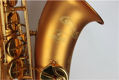 Tenor Saxophone Professional Vintage Satin Gold Classic structure - Picture 5 of 6