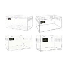 Acrylic Jumping Spider Enclosure Spider Tank for Snails Silkworm Chameleon