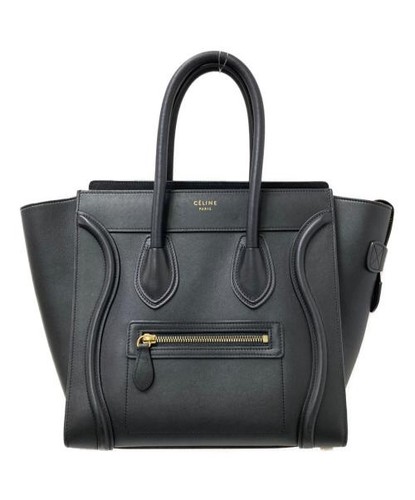 CELINE Luggage Micro Shopper Handbag 189793 #997