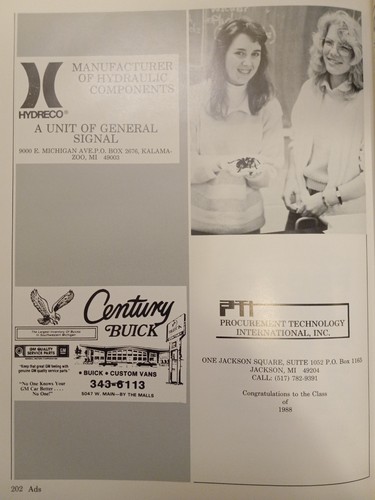 1988 KALAMAZOO CENTRAL High School Yearbook Michigan Delphian - Picture 22 of 24