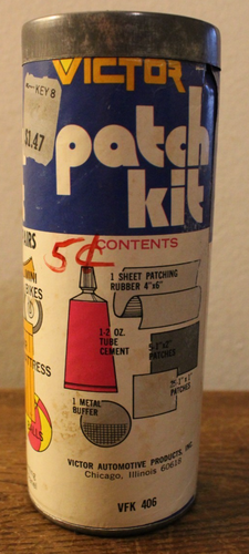 Vintage Victor Patch Kit-Cardboard Container - Picture 6 of 8
