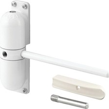 Prime Line KC10HD 4-1/4" White Diecast Safety Spring Door Closer