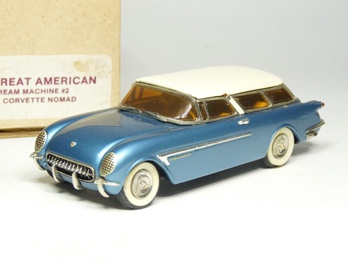 GADM 2 SMTS 1/43 1954 Chevrolet Nomad Concept Handmade White Metal Model Car