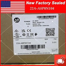 NEW Allen Bradley 22A-A8P0N104 / A PowerFlex 4 1.5 kW 2 HP AC Drive 22A-A8P0N104