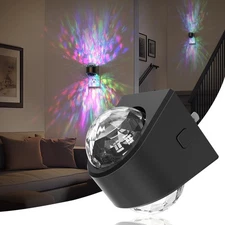 Night Lights Plug into Wall, Star Projector RGB Night Light with 9 Color Chan...