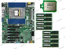 Supermicro H11SSL-i Motherboard  AMD EPYC 7742  Samsung 8x 16GB 2666MHz RAM