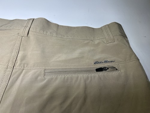 Eddie Bauer 35x11” Khaki Tech Travel Chino Shorts - Picture 14 of 16