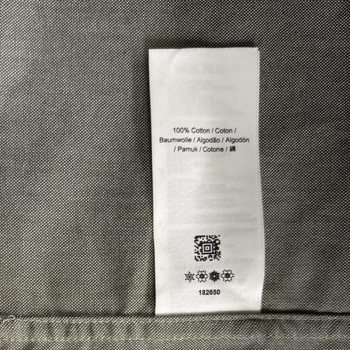BNWT Fred Perry Oxford Check Shirt Short Sleeve Military Green Mens Large (L) - Picture 18 of 18