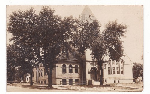 Echtfoto Postkarte / M. E. Church / Guessing Tarkio, Missouri / 1925 gestempelt - Bild 1 von 2