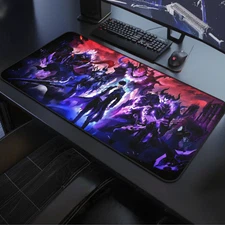 Anime Desk Mat, Solo Leveling Gaming Pad for Computer Desk, Large Mouse Pad,