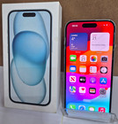 Apple iPhone 15 128GB- niebieski, 100% bateria - doskonały stan