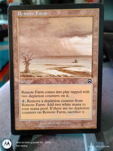 MTG  Remote Farm Mercadian Masques 323/350 Regular Common EX Condition  - Afbeelding 1 van 3