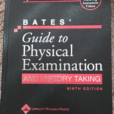Lippincott Bates' Guide Ninth Edition Hardcover w/ CD Lynn S. Bickley