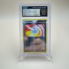 2008 Pokemon Great Encounters Premier Ball #101 Reverse Holo CGC 10 Pristine