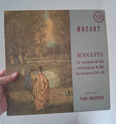 RARE LP VLADO PERLEMUTER MOZART PIANO SOLO SONATAS OG FRENCH VOX IB 120 EXTONM