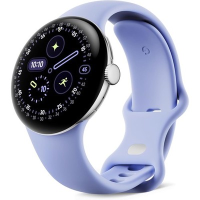 Google Pixel Watch 4 WiFi 41mm Smartwatch Polished Silver Iris
