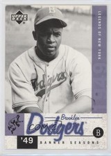 2001 Legends of New York Banner Seasons Jackie Robinson Brooklyn Dodgers HOF 0b2