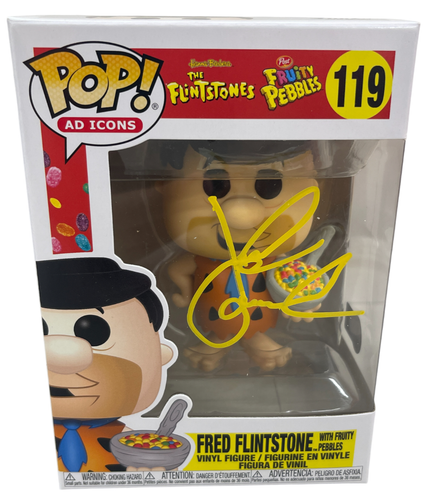John Goodman Signed Fred Flintstone Funko Authentic Autograph Beckett