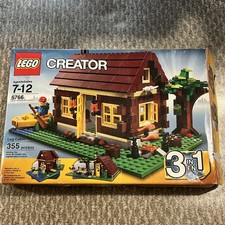 LEGO Creator 5766 3 IN 1 Log Cabin Nature Retreat 100% With Box And Manual