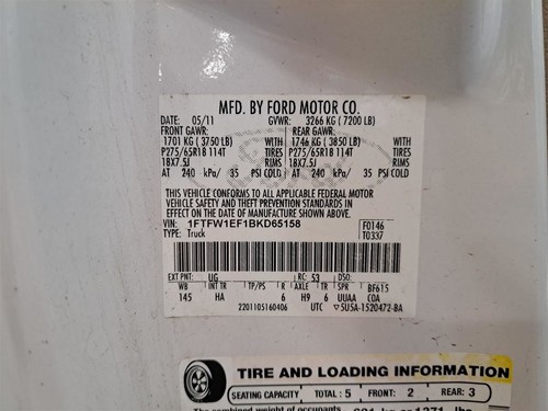 Rear Camera/Projector 2011 F150 Sku#4191469 - Picture 2 of 6