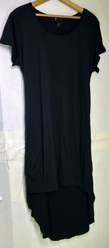Kristin Nicole Kleid Gr. 2X Schwarz High Low Stretch Süß Komfort - Bild 3 von 13