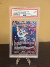 PSA 9 MINT Vaporeon Vmax Premium Collection Promo Pokemon SWSH182
