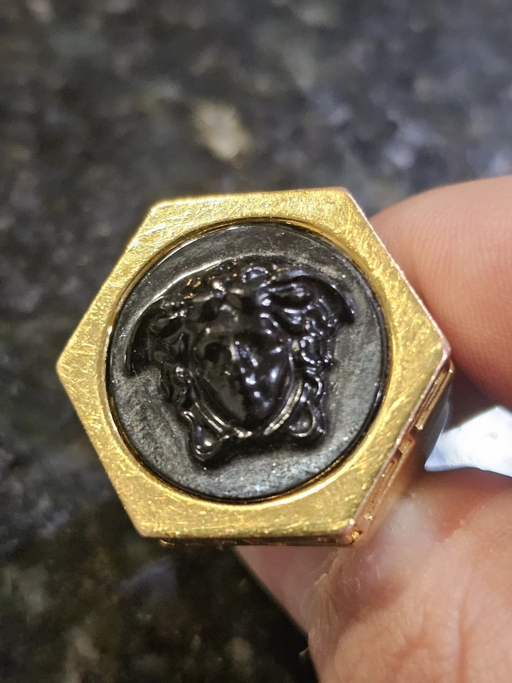 范思哲意大利美杜莎戒指男女通用 8.5 码男式 — 第 3/4 张图片