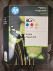 HP 902 XL Color Cartridges 3 Pieces - Dec 2026 NEW