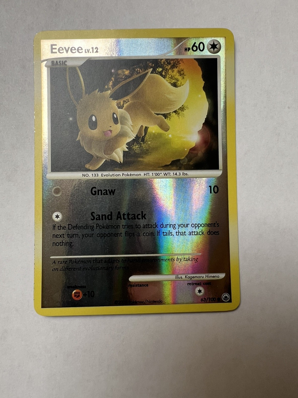 Pokémon Eevee 063/100 Majestic Dawn Reverse Holo - LP