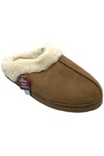 MUK LUKS Women's Polysuede Slippers Brown