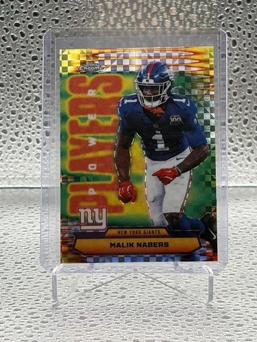 2025 Topps Chrome Malik Nabers Base (RAW)