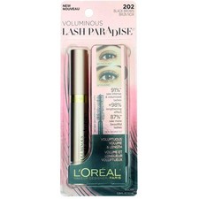 6 Pack L'Oreal Paris Voluminous Lash Paradise Mascara, Black Brown 202, 0.28 ...