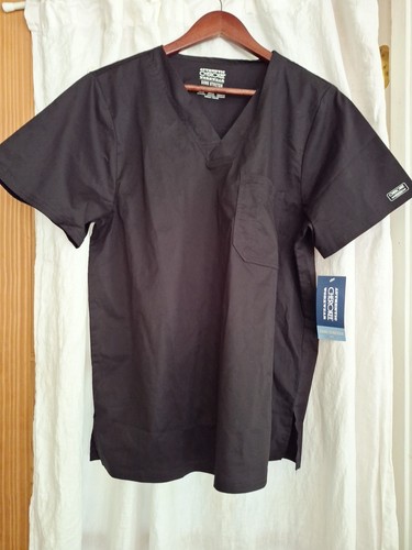 2pc Lot Cherokee Scrubs CORE STRETCH Men's V Neck Top Only 4743/4243 S small - Picture 3 of 4