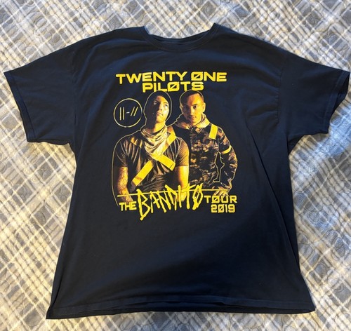 Twenty One Pilots - The Bandito Tour 2019 Black T Shirt Adult (Size XL) - Picture 2 of 5
