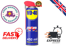 WD-40 Multi-Use Smart Straw 450ml Spray Aerosol Can Clean Rust Lubricant, blue 16.76 per litre